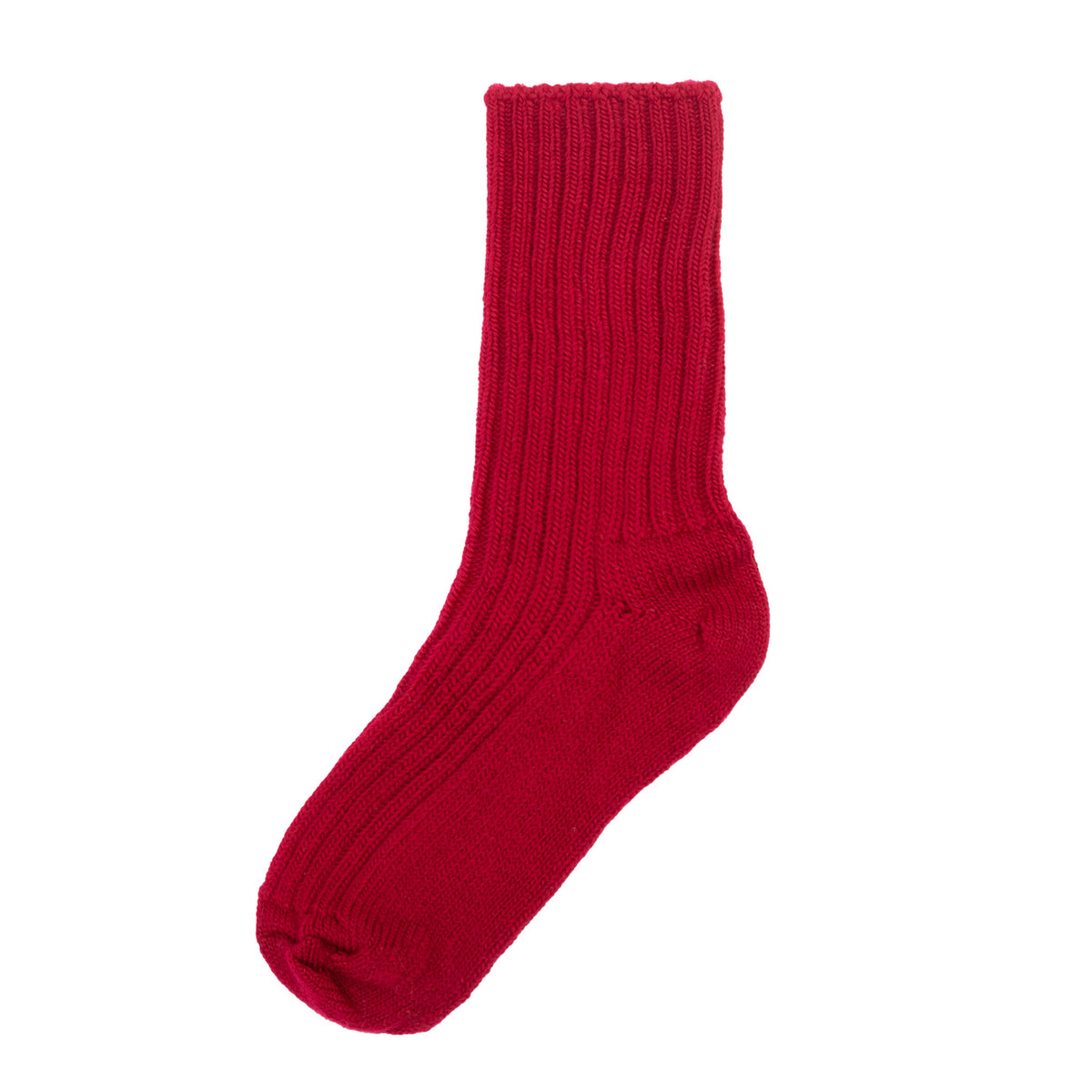 joha - wool socks dark red