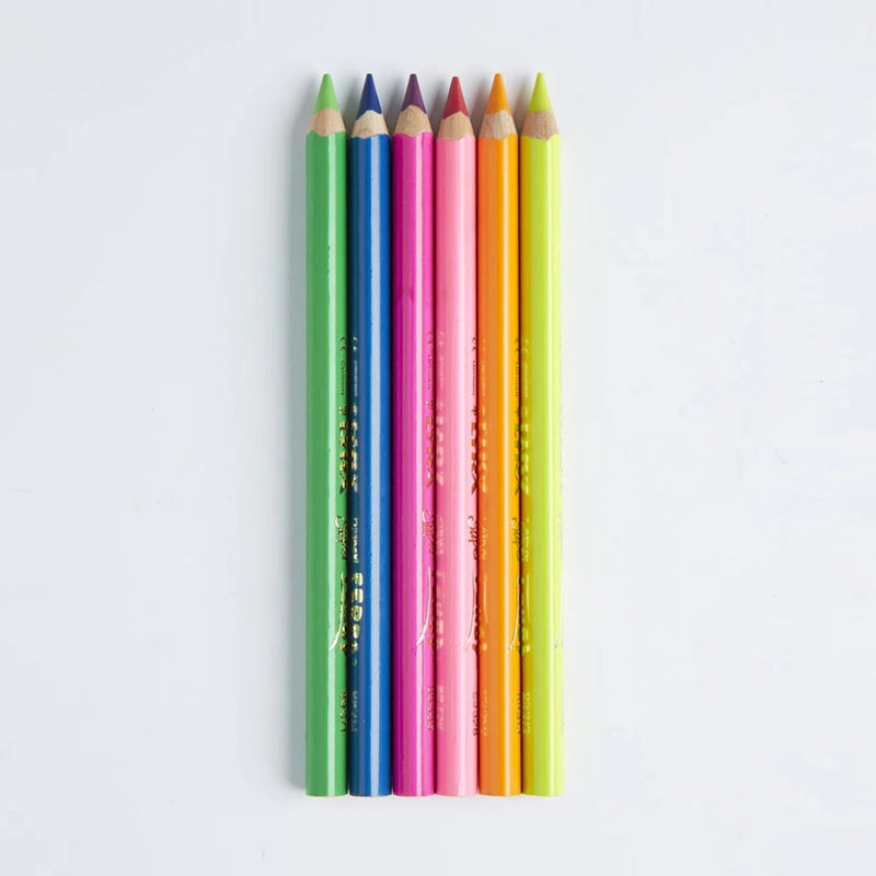 lyra - pencils neon colors