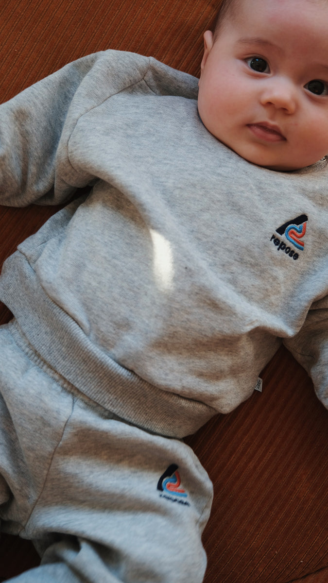 Crewneck sweater - Grey melange