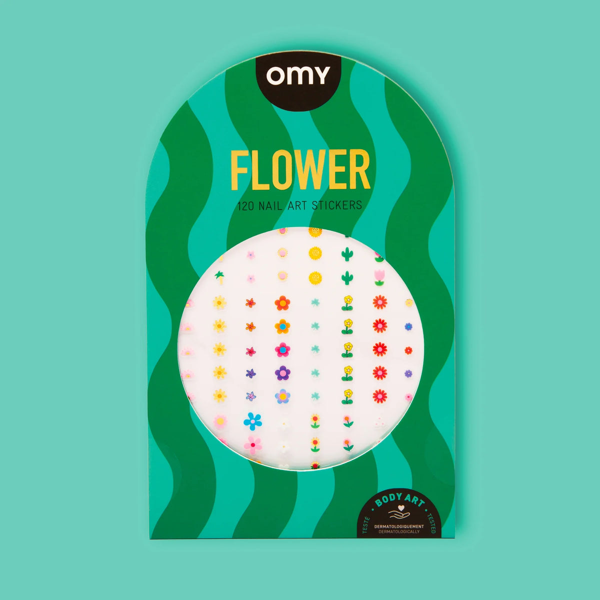 omy - flower nail art