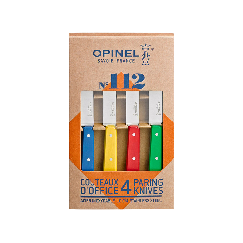 Opinel no 112 paring knife set (4 pieces)