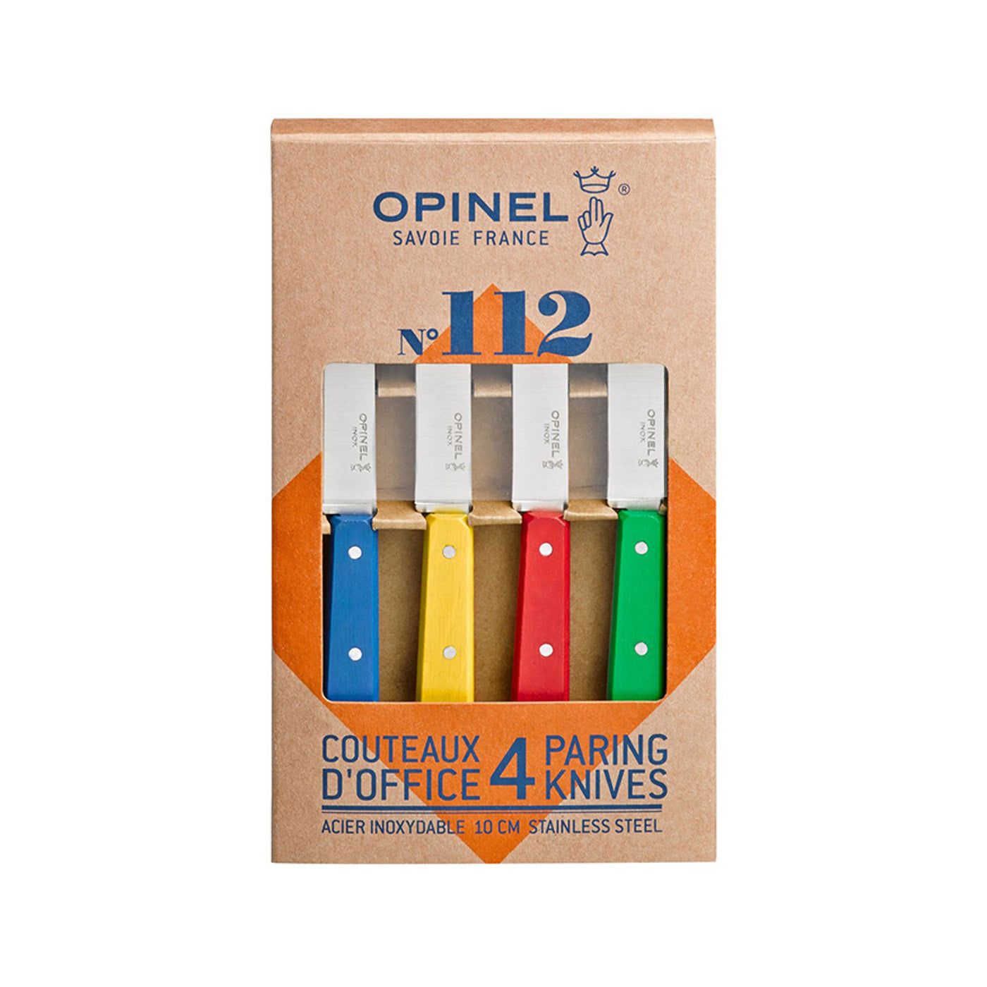 Opinel no 112 paring knife set (4 pieces)