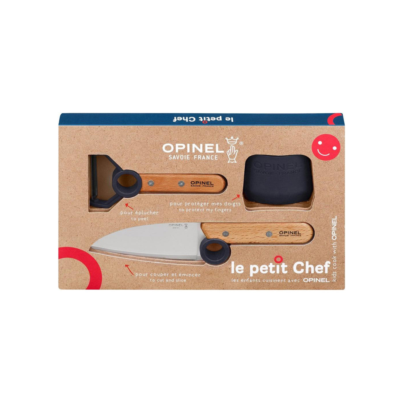 Opinel le petit chef blue (3 pieces)