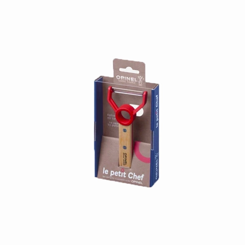 Opinel le petit chef childrens peeler RVS/wood