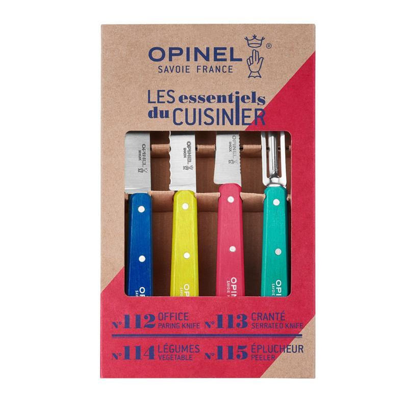 Opinel les essentiels pop, wood (4 pieces)