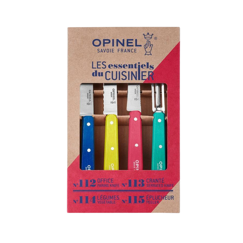 Opinel les essentiels pop, wood (4 pieces)