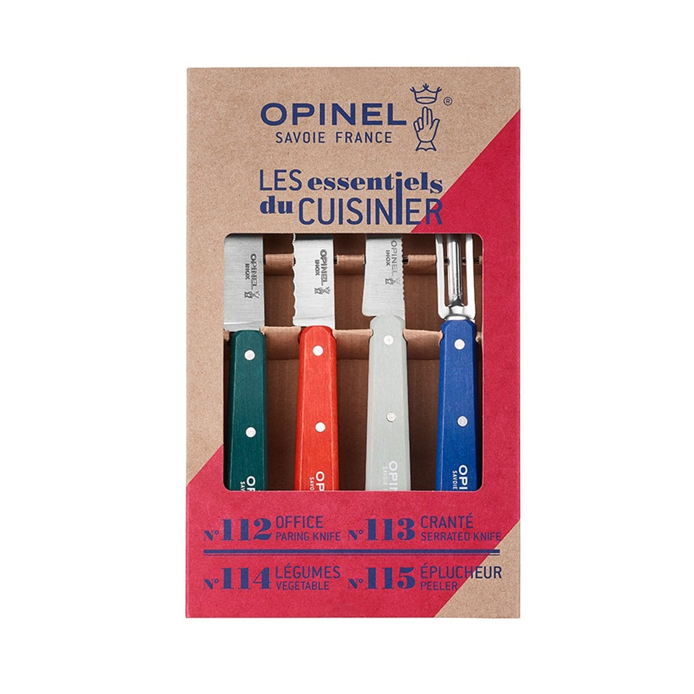 Opinel les essentiels primo, wood (4 pieces)