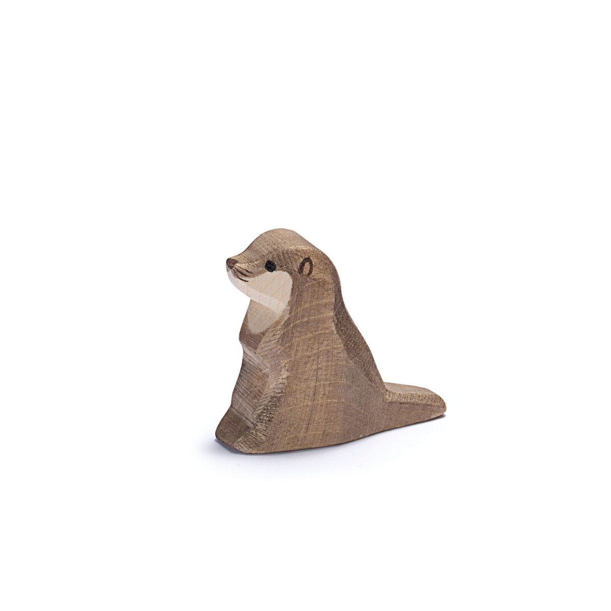 Ostheimer small wooden sea otter figure handmade from maple wood