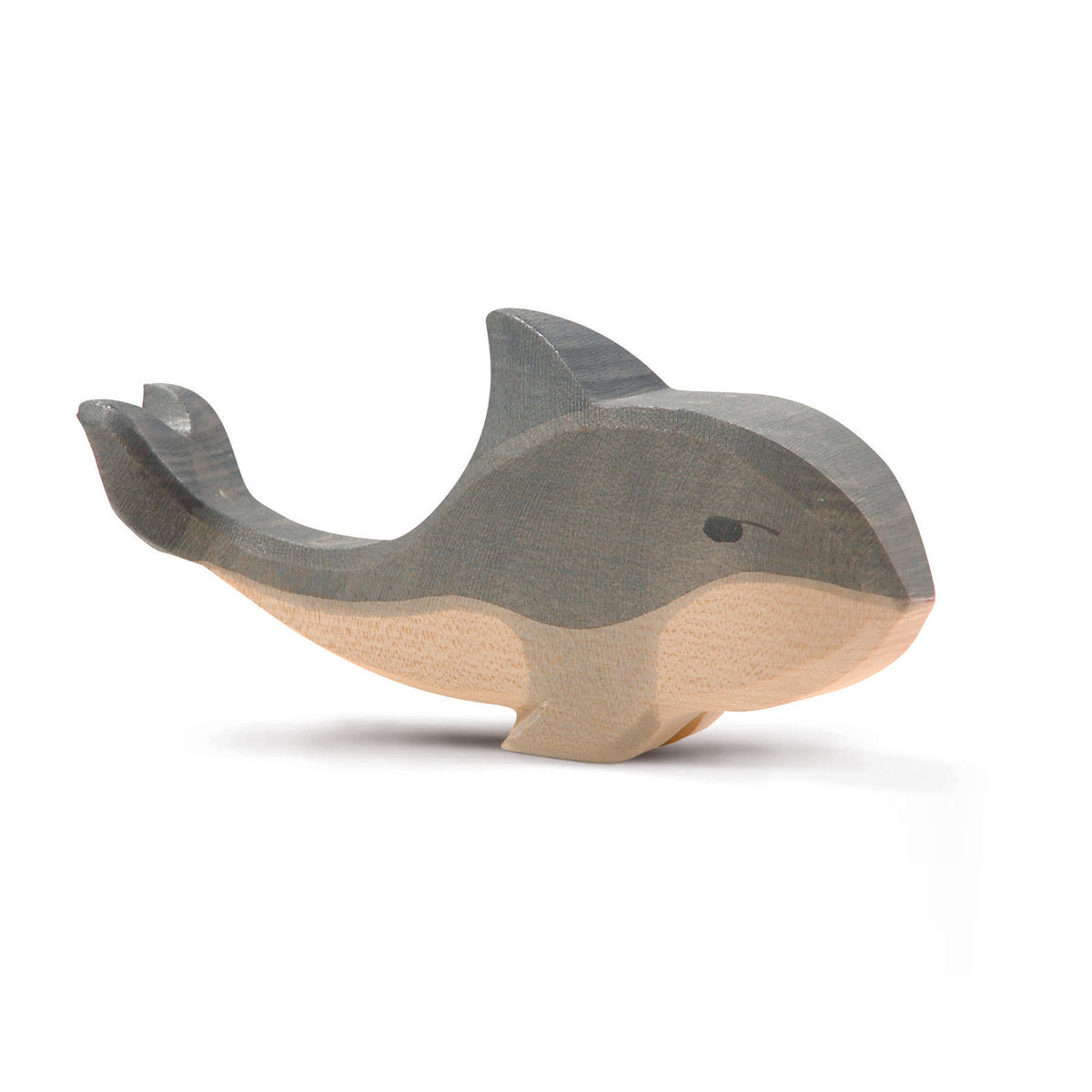 Hand-carved wooden Whale toy by Ostheimer – Waldorf-inspired – made from sustainable wood in Germany