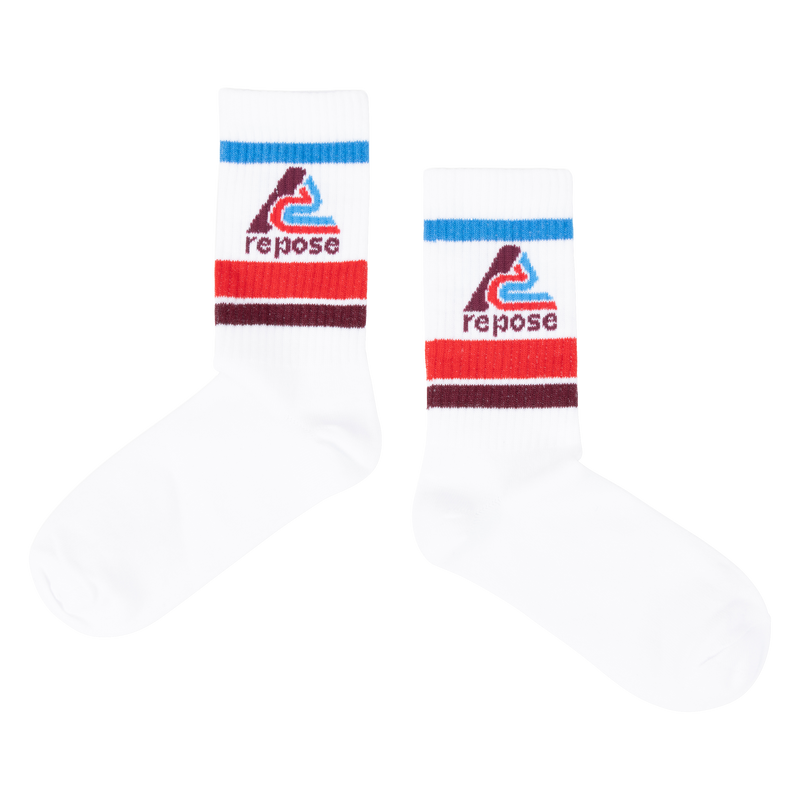 sporty socks - white logo
