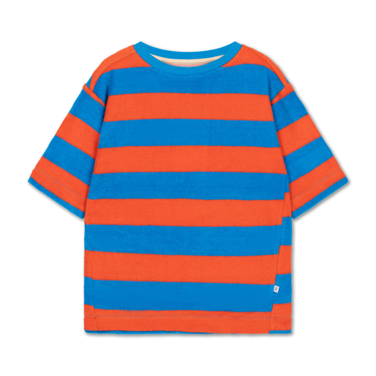 sweat tee - wave flame block stripe