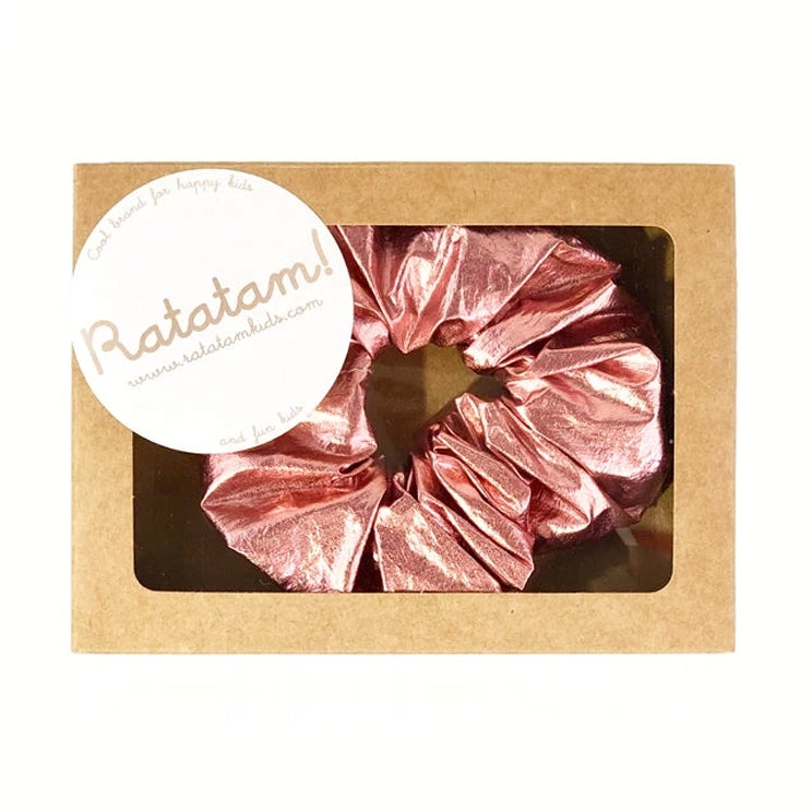 Ratatam - metallic scrunchy pink