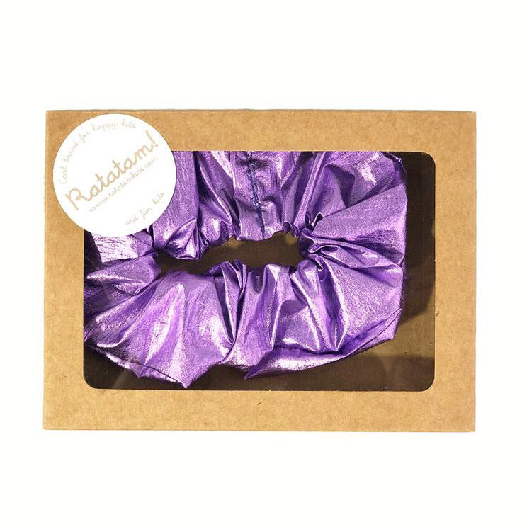 Ratatam - metallic scrunchy purple