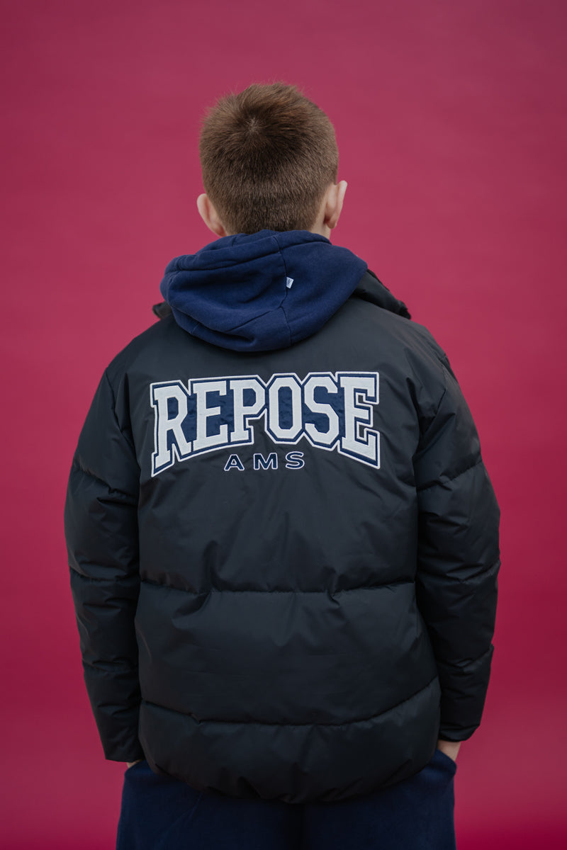 Pufferjacke - Graphit Night