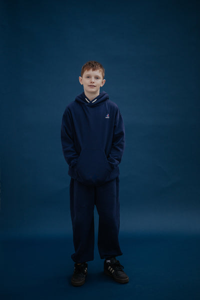 loose comfy sweatpants - cosmic navy