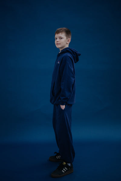 loose comfy sweatpants - cosmic navy