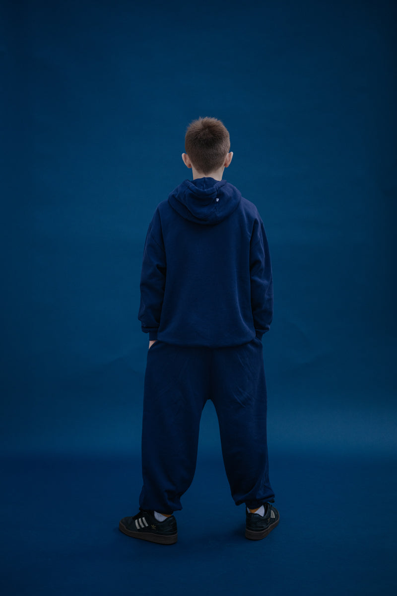 loose comfy sweatpants - cosmic navy