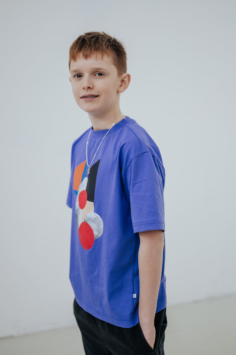 tee shirt - royal bloom
