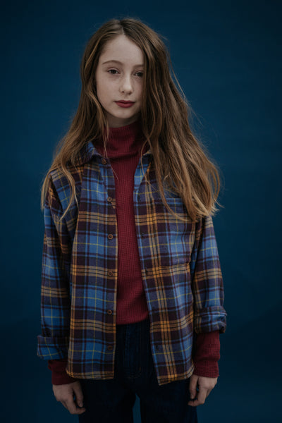 button down shirt - check