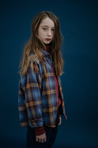 button down shirt - check