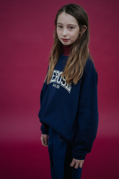cozy sweater - cosmic navy