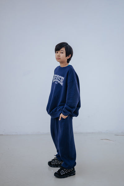 loose comfy sweatpants - cosmic navy