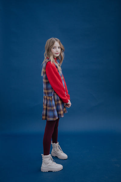 tights - royal burgundy