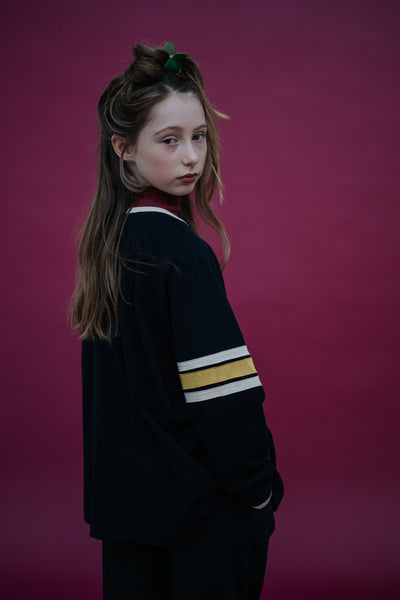 raglan jersey long sleeve - graphite night