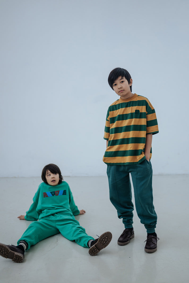 crewneck sweater - true emerald
