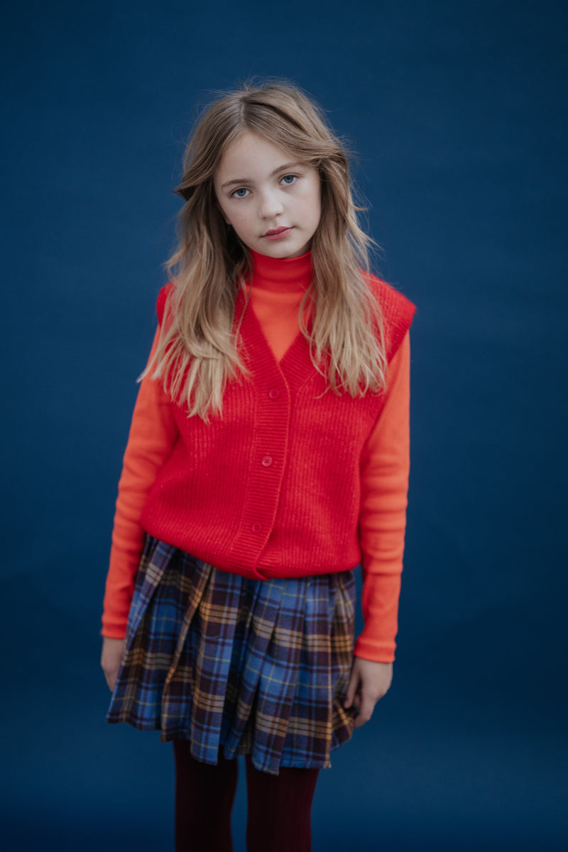 turtle neck - radiant red