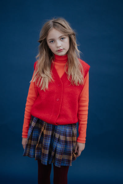turtle neck - radiant red