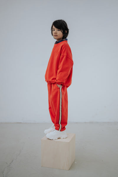 loose ease pant - radiant red