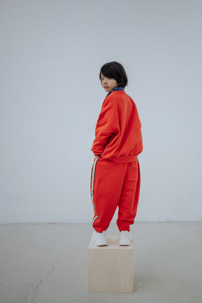 cozy sweater - radiant red