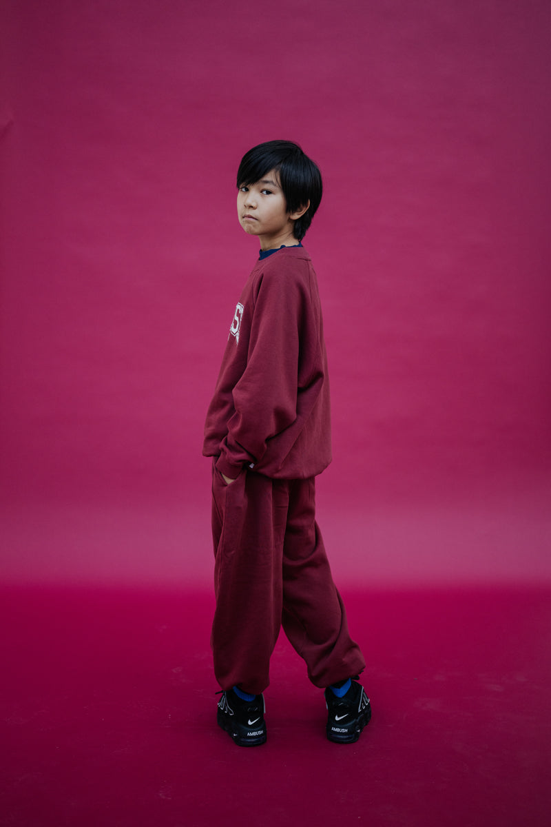 jogger - royal burgundy