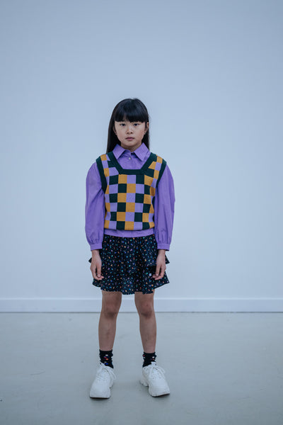 blouse - violet lavender