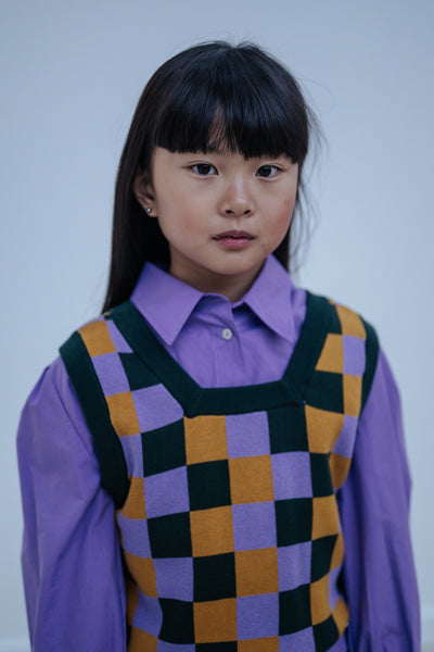 blouse - violet lavender
