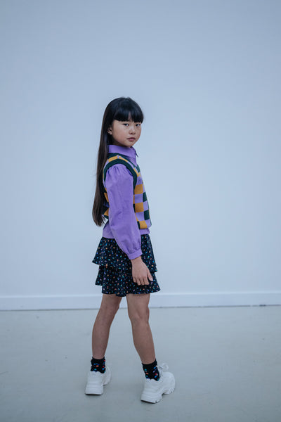 flow skirt - multi flower