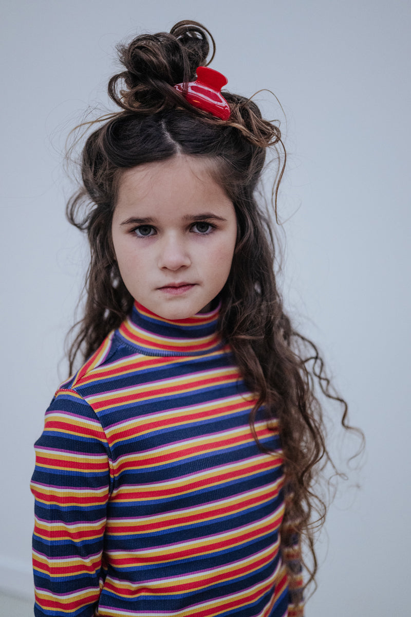 turtle neck - multi stripe