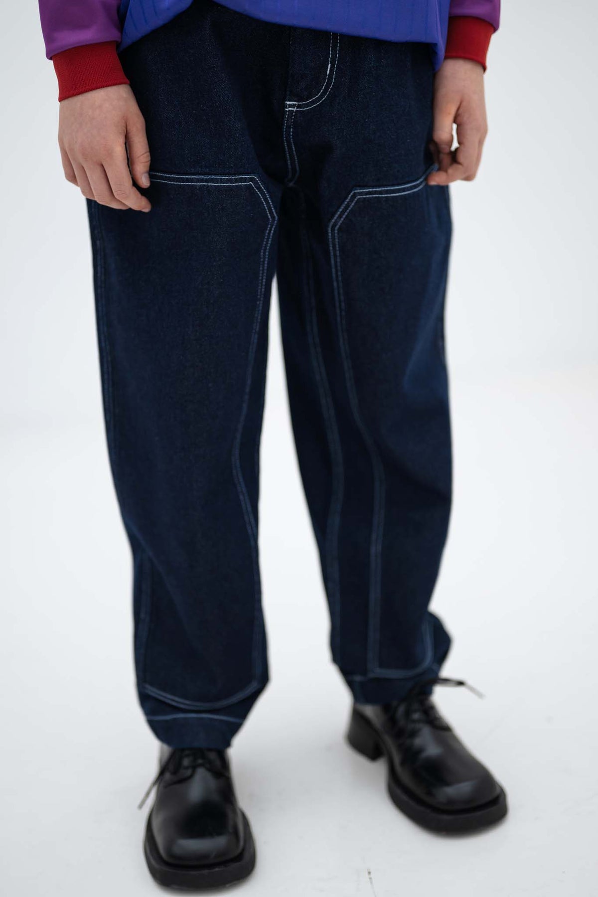 worker pant - dark indigo