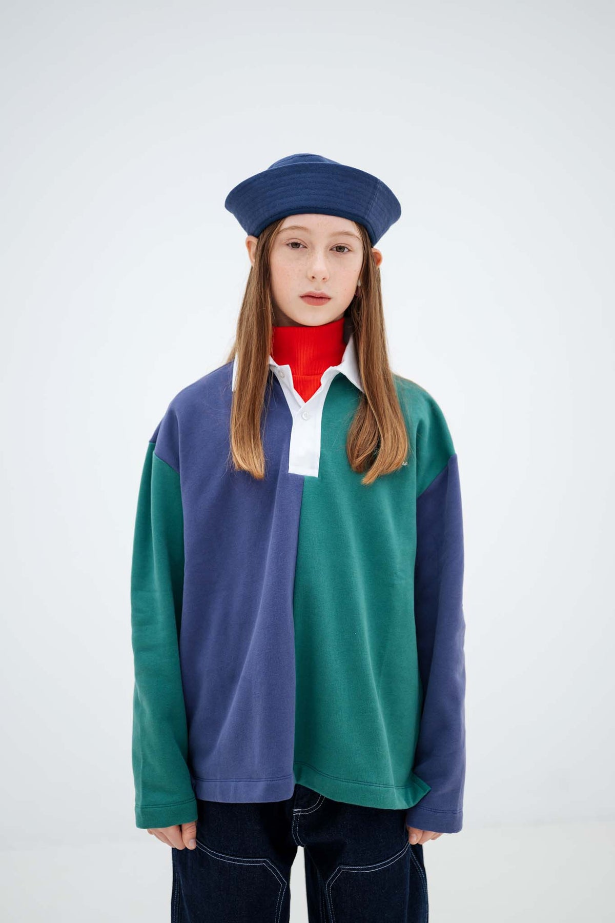 turtle neck - firecracker red