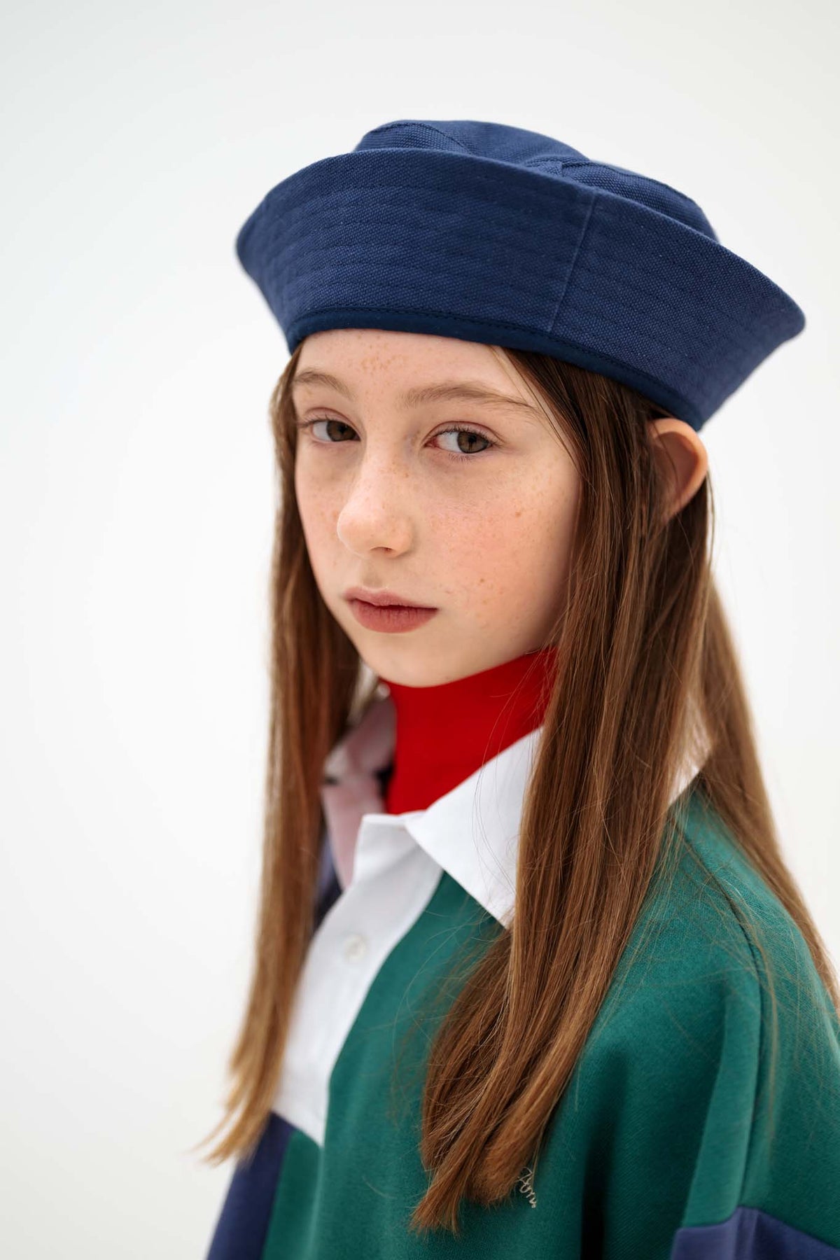 turtle neck - firecracker red