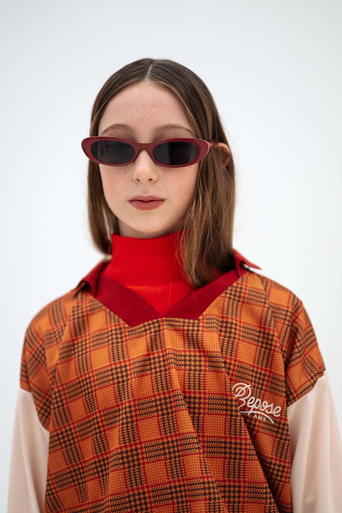 sports jersey - tartan twist colour block