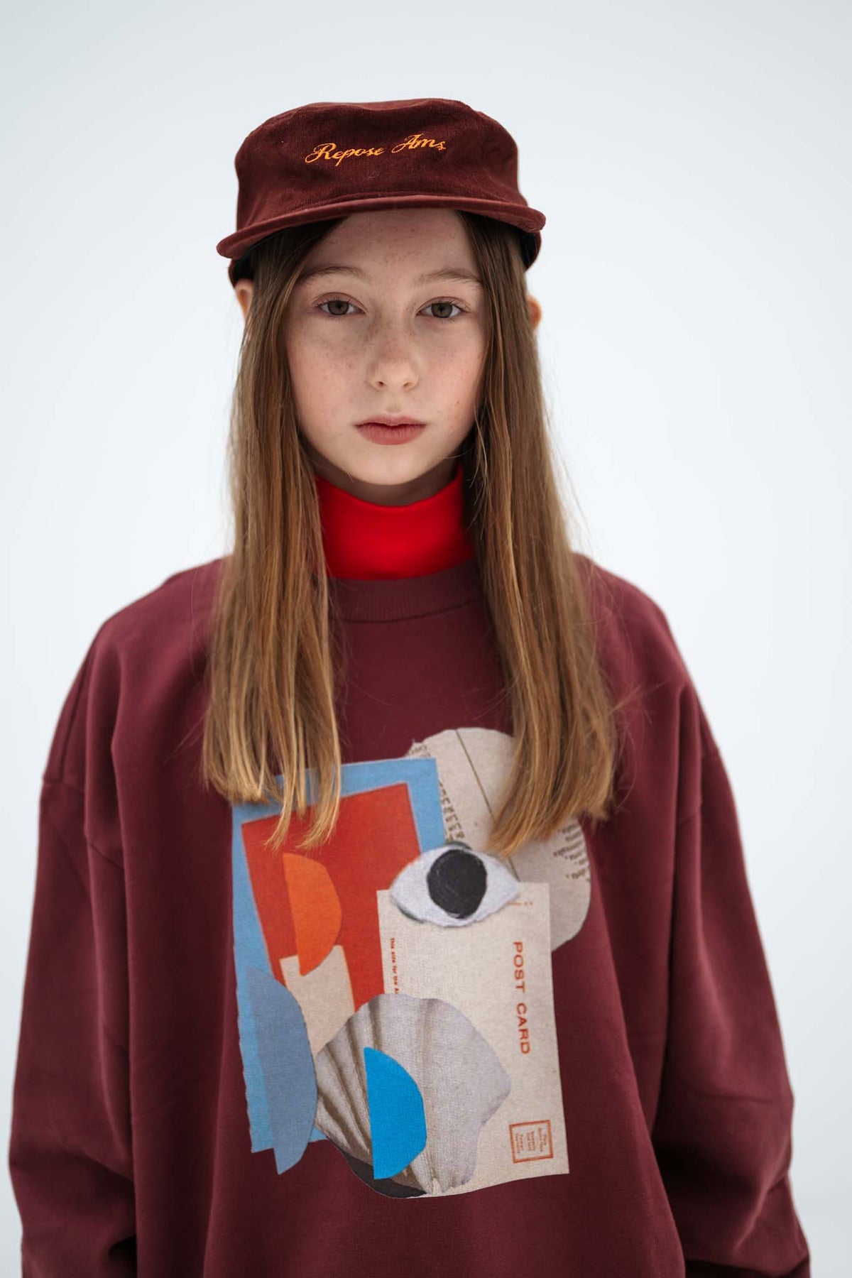 cozy drop sweater - mulberry rocket