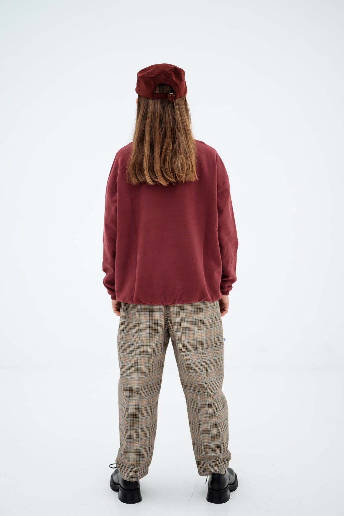 cozy drop sweater - mulberry rocket