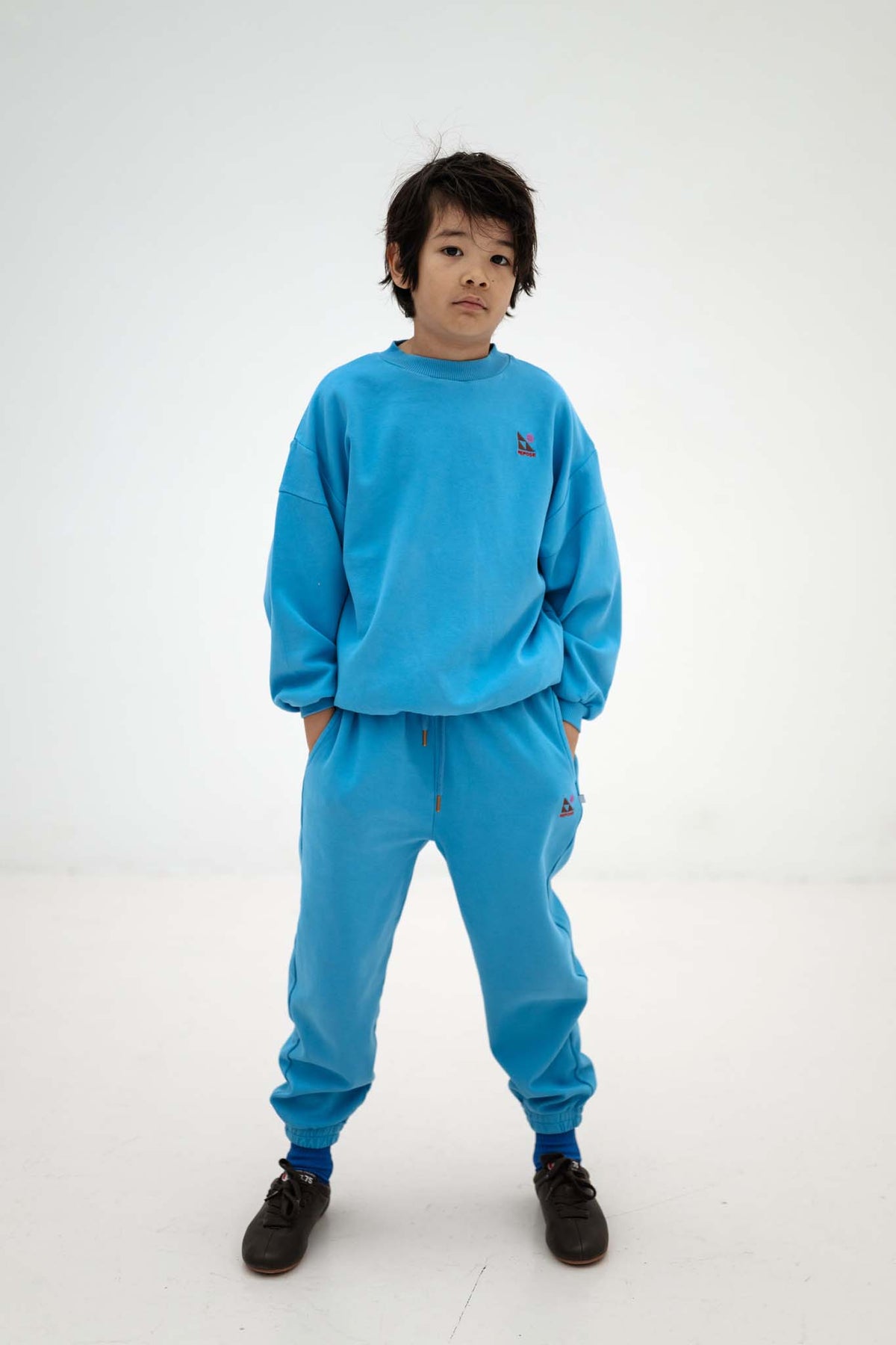 crewneck sweater - misty horizon