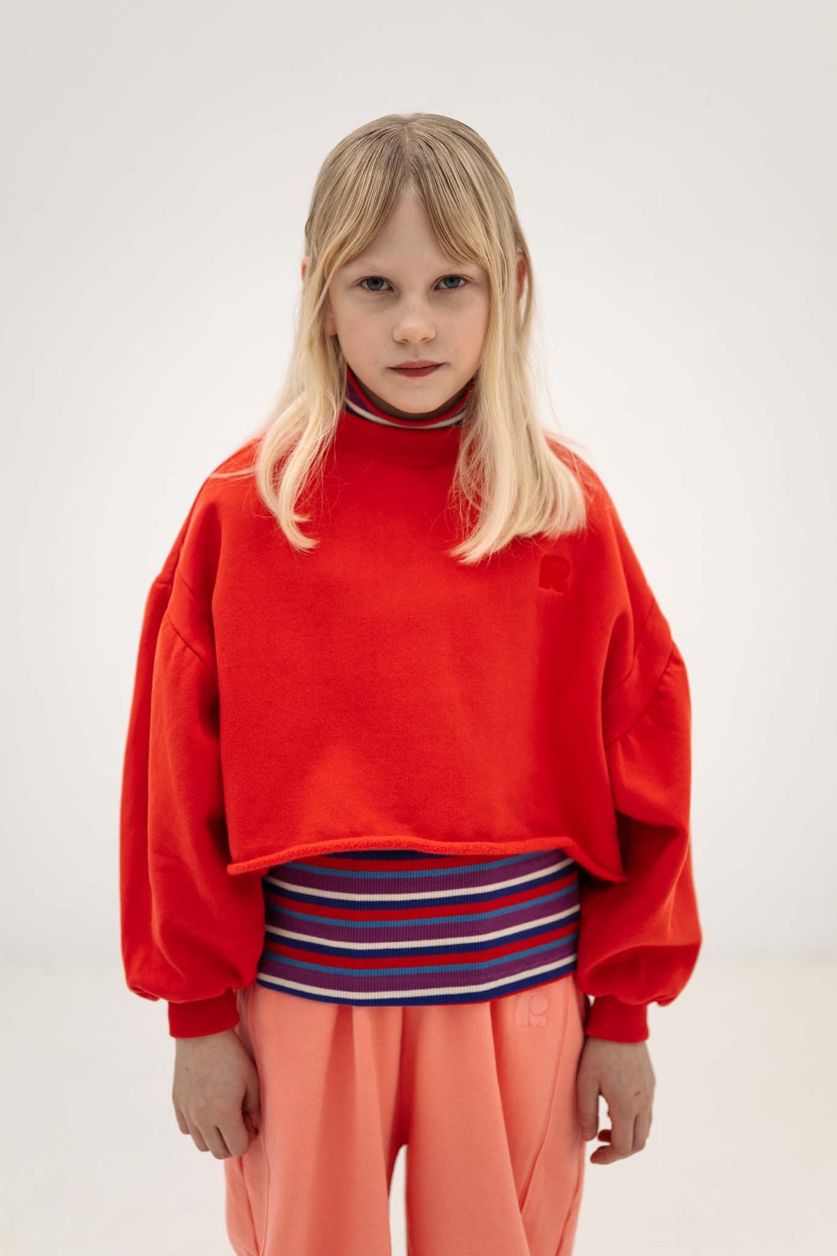 turtle neck - multi colour stripe