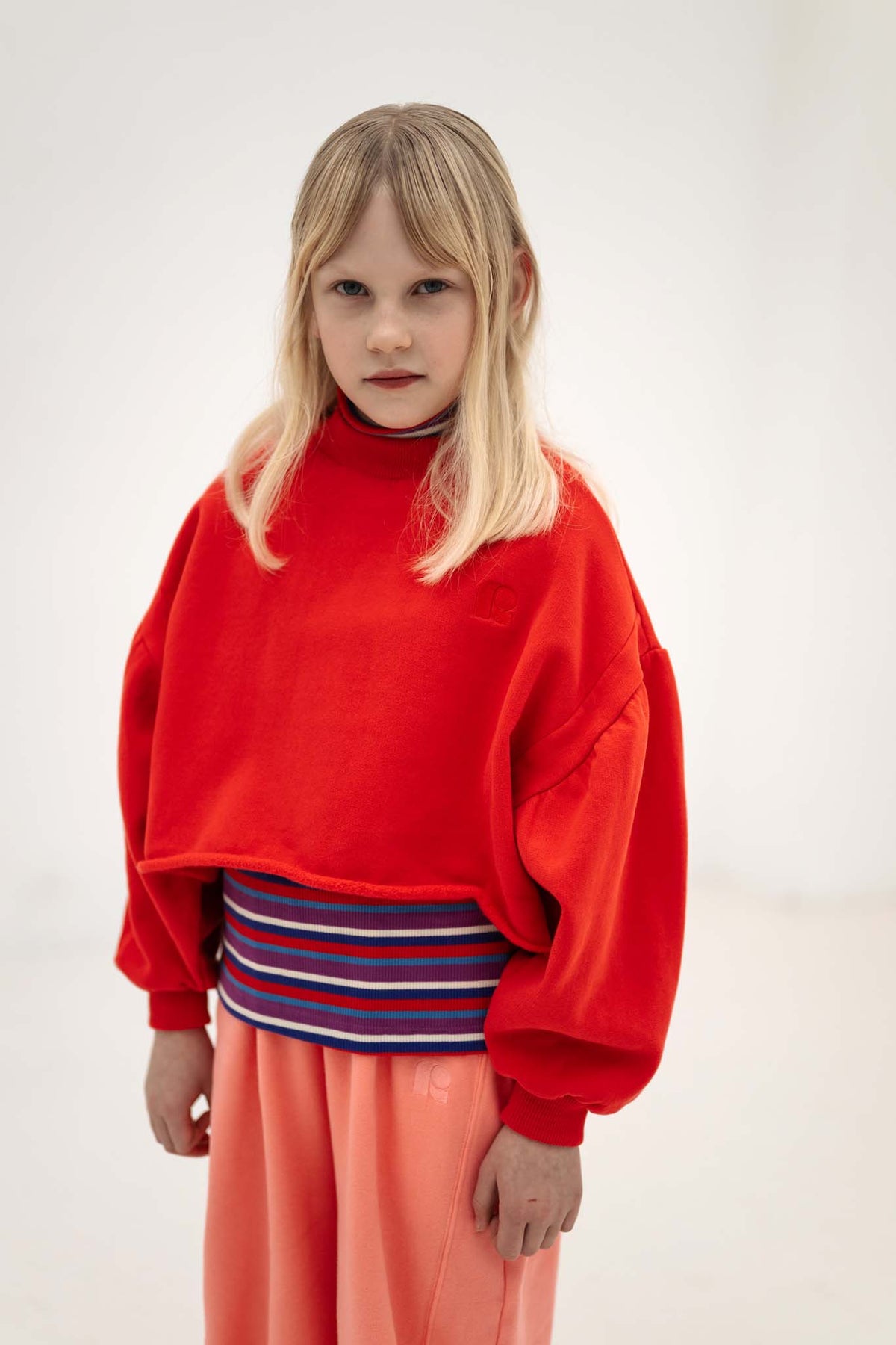 turtle neck - multi colour stripe