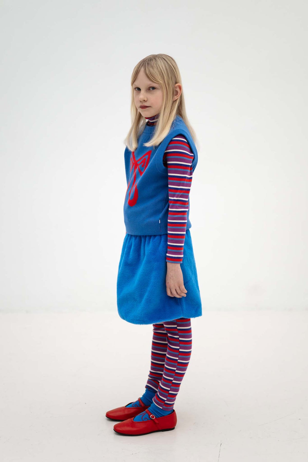 petite skirt - magic blue