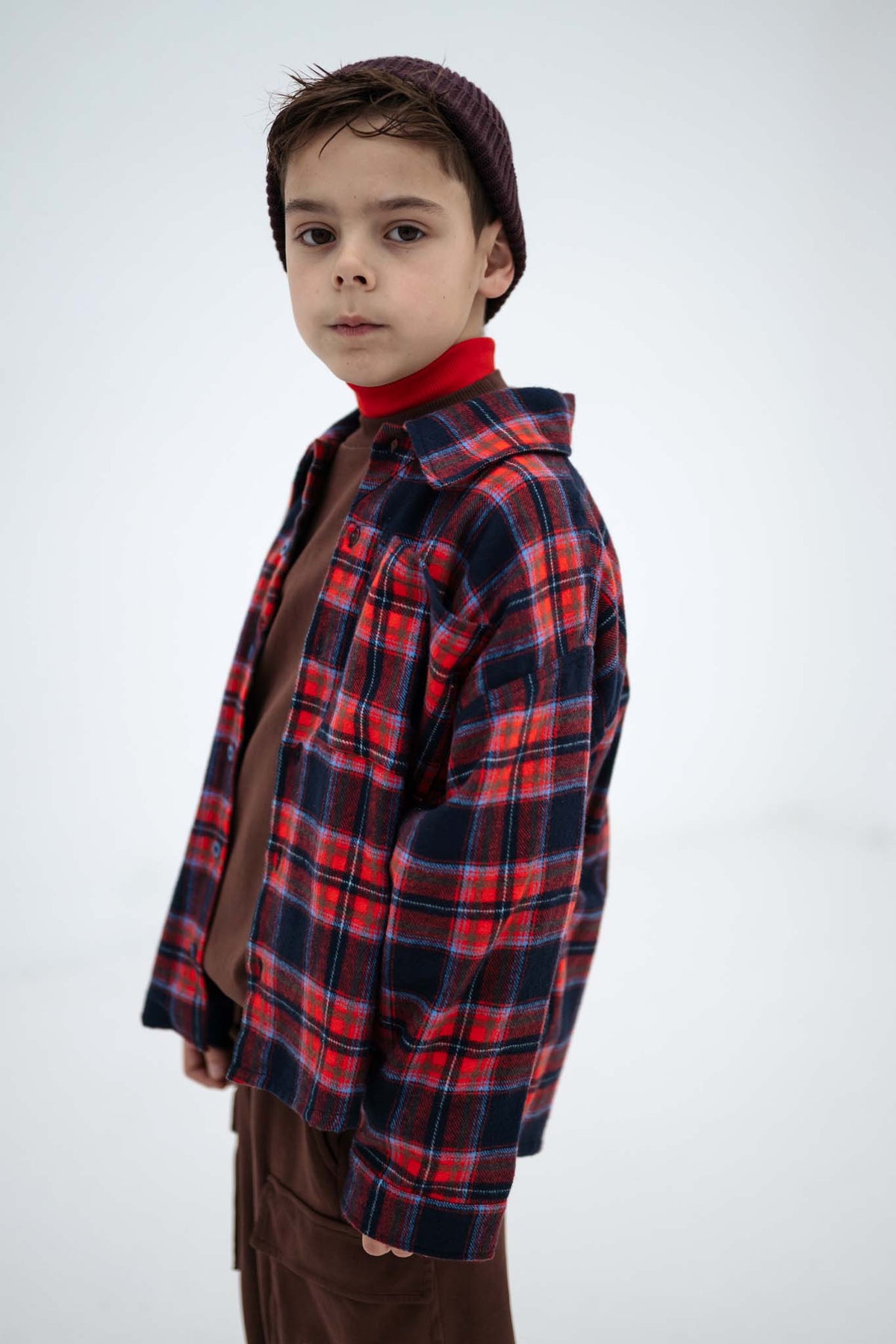 shirt - firecracker horizon check