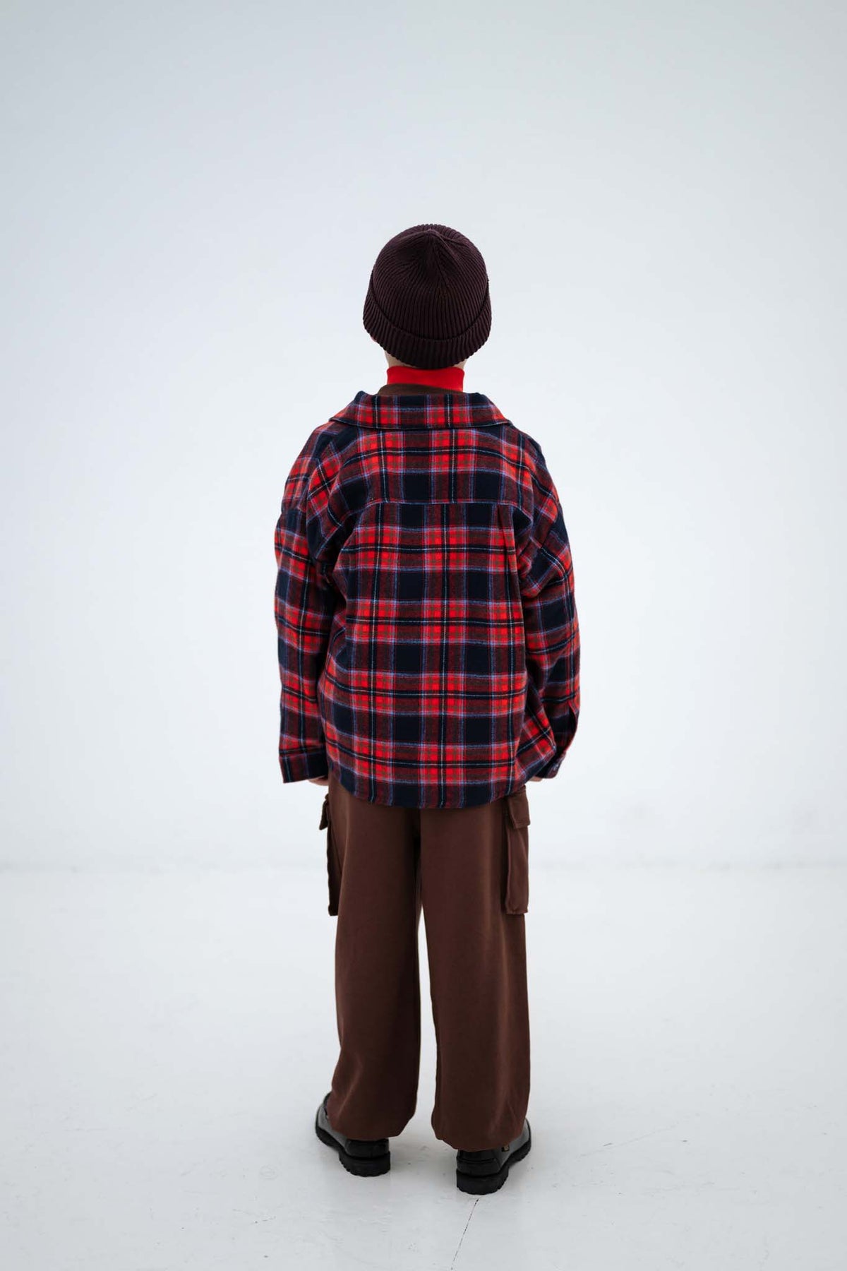 shirt - firecracker horizon check